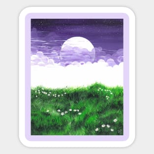 Violet Skies Sticker